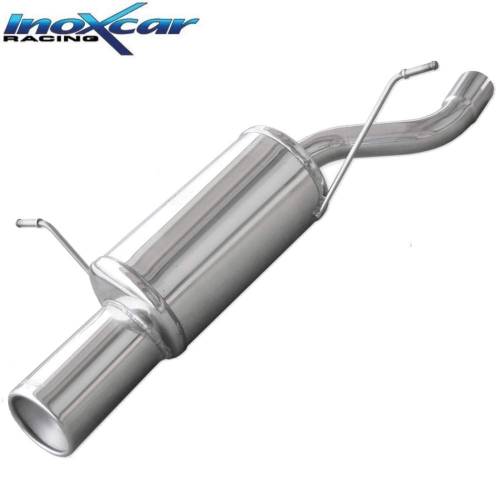 Silencieux échappement Inox 1 sortie Ronde 102mm BMW E46 316 Ti Compact