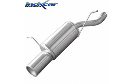 Silencieux échappement Inox 1 sortie Ronde 102mm BMW E46 316 Ti Compact