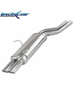 Silencieux échappement Inox 2 sorties X-Race 80mm BMW E46 320 Ci