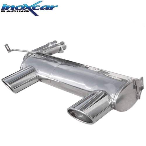 Silencieux échappement Inox sorties D+G Ovales 150x105mm BMW E46 M3