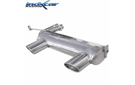Silencieux échappement Inox sorties D+G Ovales 150x105mm BMW E46 M3