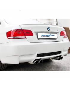 Silencieux échappement Inox sorties D+G Racing 2x76mm BMW E92 M3 2