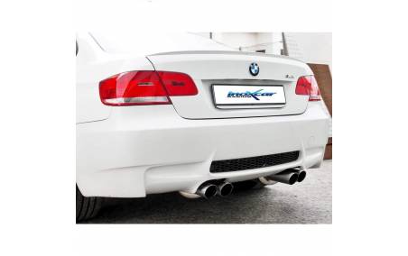 Silencieux échappement Inox sorties D+G Racing 2x76mm BMW E92 M3 sur véhicule