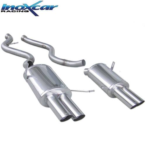 Silencieux échappement Inox sorties D+G Racing 2x76mm BMW E92 M3