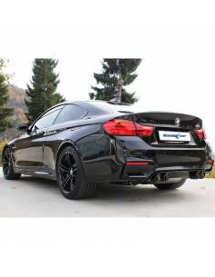 Silencieux échappement Inox + valves sorties X-Race Black 2x90mm BMW F82 M4 2