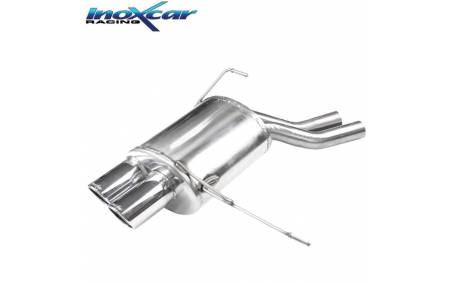 Silencieux échappement Inox 2 sorties X-Race 80mm BMW E85 Z4
