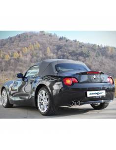 Silencieux échappement Inox 2 sorties X-Race 80mm BMW E85 Z4 2