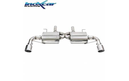 Silencieux échappement Inox sorties D+G X-Race 110mm Chevrolet Camaro V6 Cabriolet