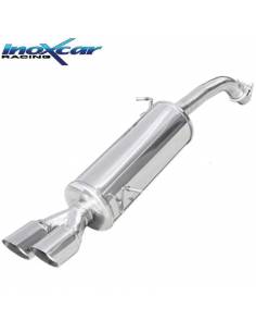 Silencieux échappement Inox sorties racing 2x80mm Ford Fiesta MK7 ST 182cv