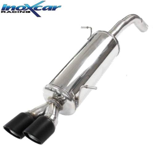 Silencieux échappement Inox sorties X-Race Black 2x80mm Ford Fiesta MK7 ST 182cv