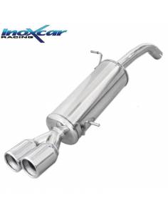 Silencieux échappement Inox sorties rondes 2x80mm Ford Fiesta MK7 ST 200