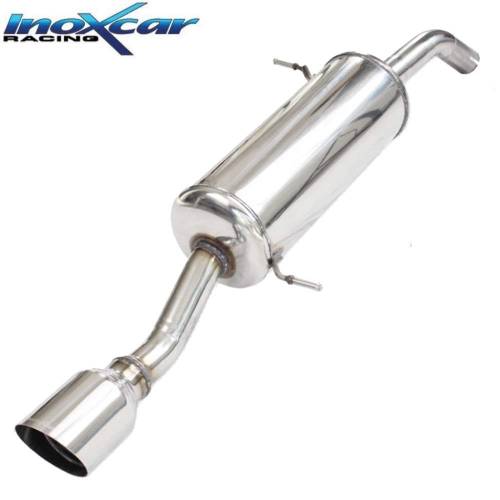 Silencieux échappement Inox sortie racing 100mm Ford Fiesta MK8 1l5 TDCi