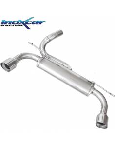 Silencieux échappement Inox sortie D+G racing 102mm Ford Focus MK2 RS 305cv
