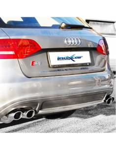 Silencieux échappement Inox 2 sorties Racing 80mm Audi A4 B8 2l0 TFSi Quattro 2