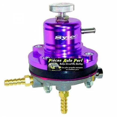 Régulateur de pression d'essence Réglable 1 à 5 Bars SYTEC Violet