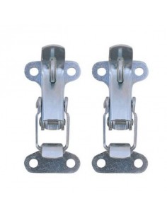 Paire d'attache capot Acier à Griffe avec crochet