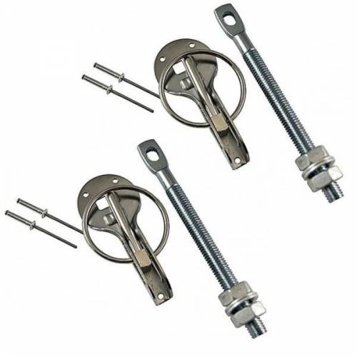 Paire d'attache capot Dakar Acier 