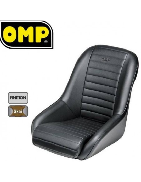 Siège baquet Tubulaire FIA OMP TRS Legend Simili Cuir