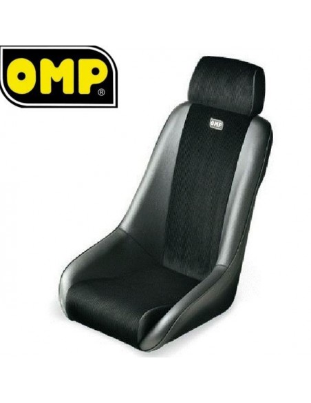 Siège baquet Tubulaire OMP Classic Simili-cuir Noir