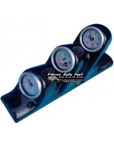 Support montant pare-brise Look Carbone pour 3 Manos Diamètre  52mm