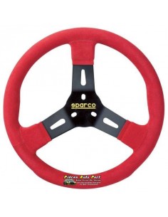 VolANT Karting SPARCO R310 Noir/Rouge Alcantara