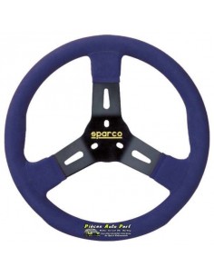 VolANT Karting SPARCO R310 Noir/Bleu Alcantara