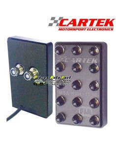 Feux de pluie FIA 15 Leds CARTEK Rectangulaire 2