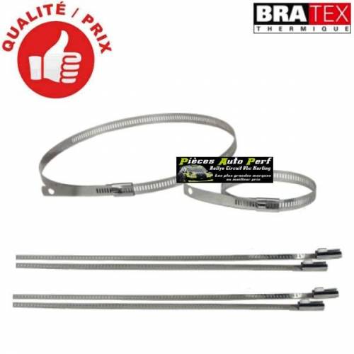 10 Colliers Inox Spécial Isolant Thermique Longueur 36cm