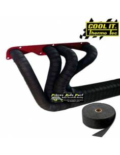 Ruban isolant Noir pour Collecteur/Echappement Largeur 5cm Longueur 30m