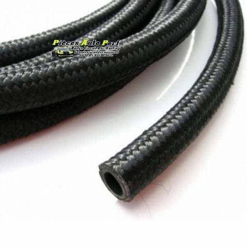 Durite noire Nitrile tressée pour Huile/Essence Dash 16