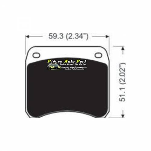 Plaquettes de freins RACING pour Etriers AP Racing CP2195D38 2pistons