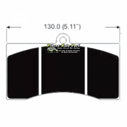 Plaquettes de freins RACING pour Etriers AP Racing CP3714 D54