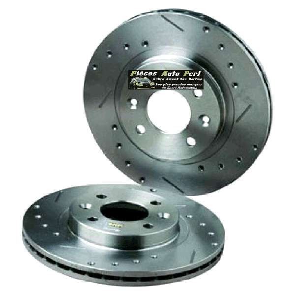 Jeu De Disques De Frein Perforés Et Rainurés Pour BMW M3 E36 - Avant & Arrière - Marque E-approved