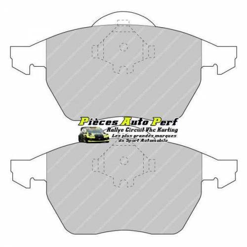 Plaquettes de freins Avant FERODO Racing pour VW Golf 4 2l3 VR5