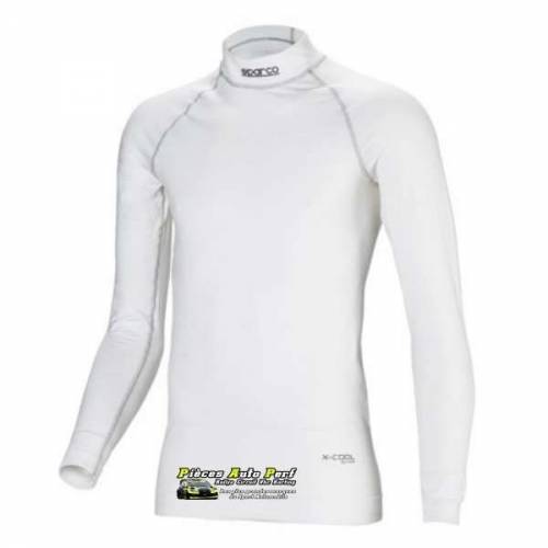 T-shirt FIA manches longues SPARCO RW-9 Nomex Blanc