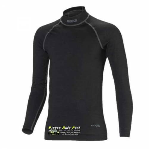 T-shirt FIA manches longues SPARCO RW-9 Nomex Noir