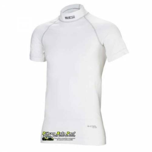 T-shirt FIA manches courtes SPARCO RW-9 Nomex Blanc
