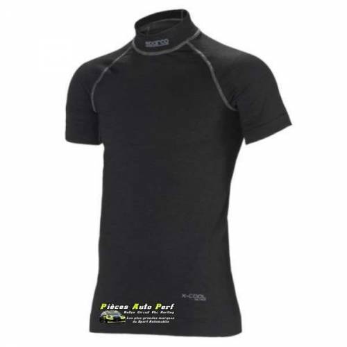 T-shirt FIA manches courtes SPARCO RW-9 Nomex Noir