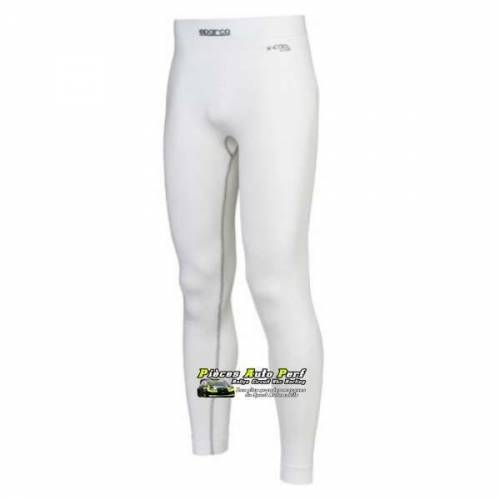 Caleçon long FIA SPARCO RW-9 Nomex Blanc