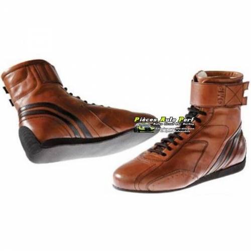 Bottines VHC FIA OMP Carrera Caramel