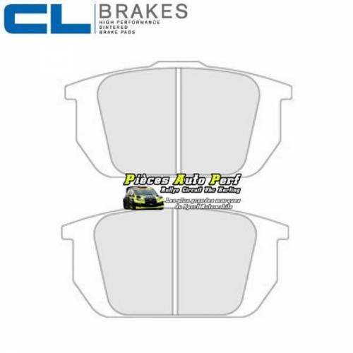 Plaquettes de freins Arrière CL Brakes pour LANCIA Delta Integrale 16s