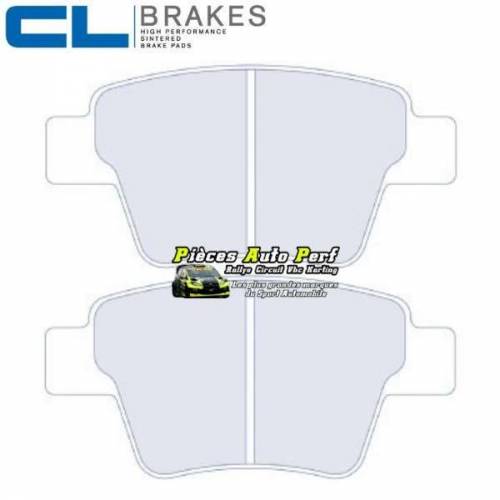 Plaquettes de freins Arrière CL Brakes pour PEUGEOT 207 RC