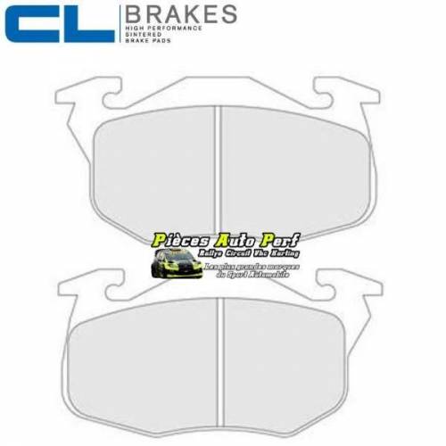 Plaquettes de freins Avant CL Brakes pour PEUGEOT 205 1l3 Rallye