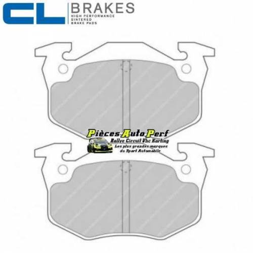 Plaquettes de freins Arrière CL Brakes pour RENAULT 5 GT Turbo