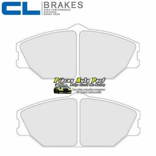 Plaquettes de freins Avant CL Brakes pour RENAULT Clio 2 RS
