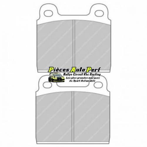 Plaquettes de freins Avant CL Brakes pour SIMCA 1000 Rallye 3