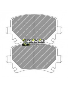 Plaquettes de freins Arrière FERODO Racing pour VW Golf 5 2l0 GTi