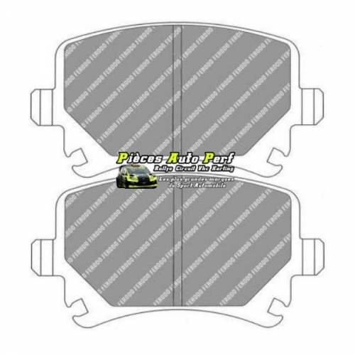 Plaquettes de freins Arrière FERODO Racing pour VW Golf 5 2l0 GTi