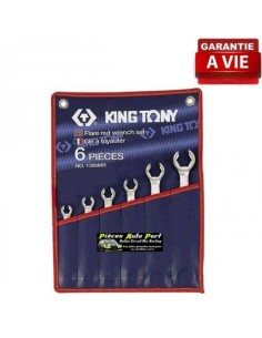 Jeu de 6 clés à tuyauter métriques