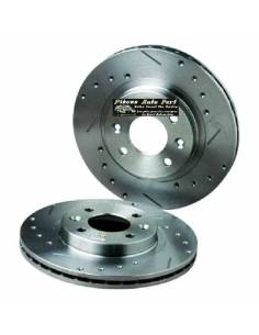 2 Disques de freins Avant Percés Rainurés 280x25mm OPEL Astra H 1l7 CDTi